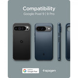 Spigen Google Pixel 9/Pixel 9 Pro Kuori Thin Fit Metal Slate