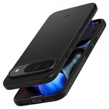 Spigen Google Pixel 9/Pixel 9 Pro -kuori Thin Fit, musta