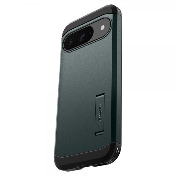 Spigen Google Pixel 9/Pixel 9 Pro Suojakuori Tough Armor Abyss Green