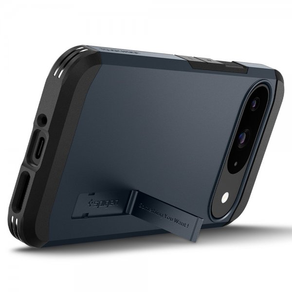 Spigen Google Pixel 9/Pixel 9 Pro kuori, Tough Armor, Metal Slate