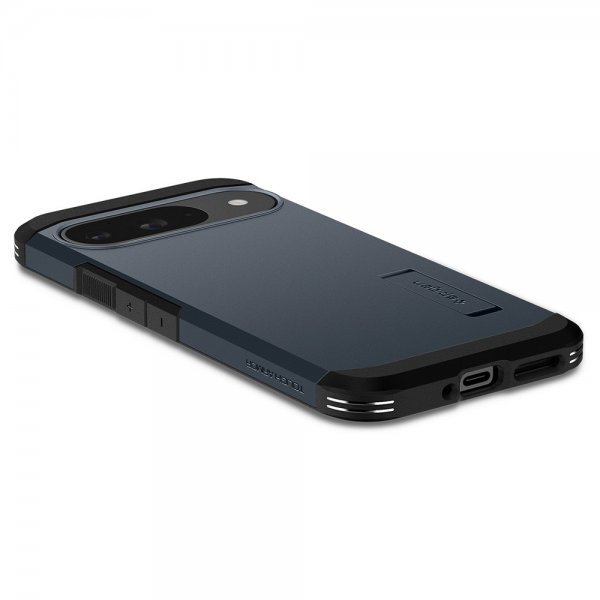 Spigen Google Pixel 9/Pixel 9 Pro kuori, Tough Armor, Metal Slate