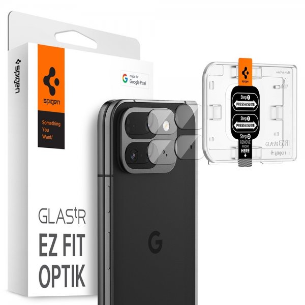 Spigen Google Pixel 9 Pro Fold Kamerasuojalasi.tR EZ Fit Optics 2-pack