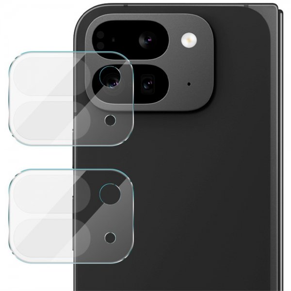 Imak Google Pixel 9 Pro Fold Kameran suojalasi karkaistua lasia 2 kpl