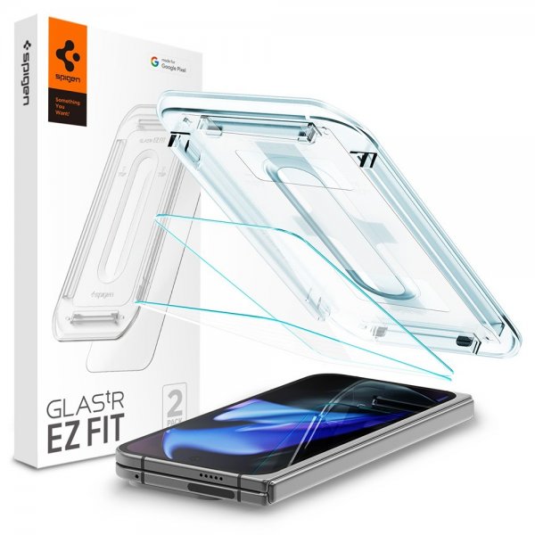 Spigen Google Pixel 9 Pro Fold -näytönsuoja GLAS.tR EZ Fit 2-pakkaus