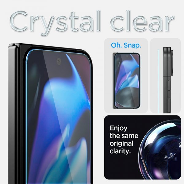 Spigen Google Pixel 9 Pro Fold -näytönsuoja GLAS.tR EZ Fit 2-pakkaus