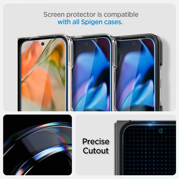 Spigen Google Pixel 9 Pro Fold -näytönsuoja GLAS.tR EZ Fit 2-pakkaus