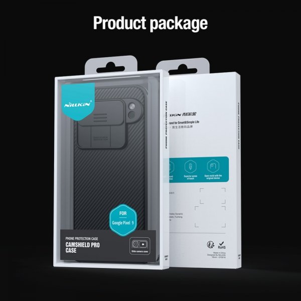 Nillkin Google Pixel 9 Pro -kuori CamShield Pro Musta