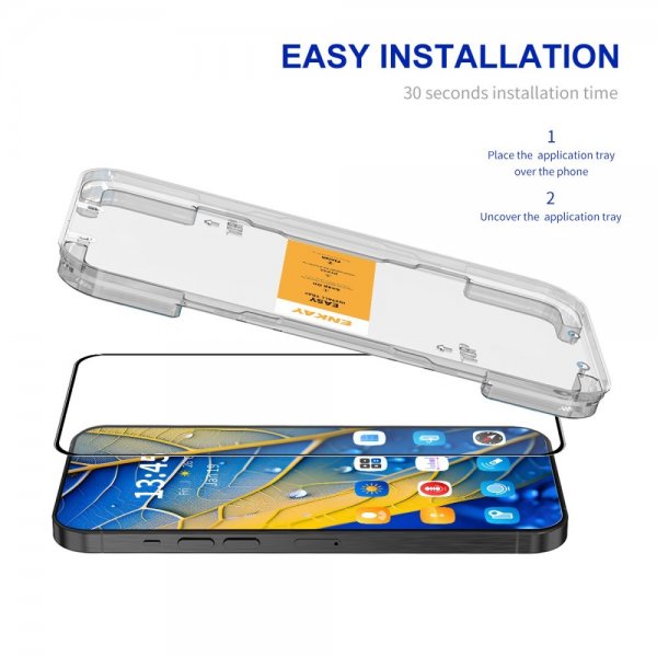 Enkay Google Pixel 9 Pro Näytönsuoja asennuskehyksellä Easy Install