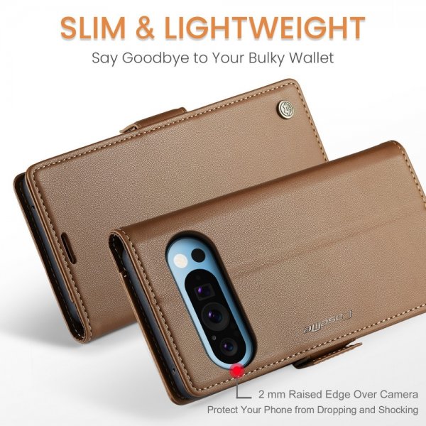 CaseMe Google Pixel 9 Pro XL -kotelo 023 Series Ruskea