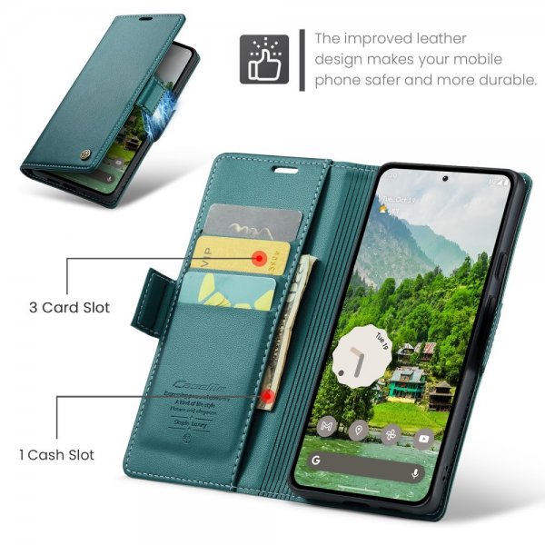 CaseMe Google Pixel 9 Pro XL Kotelo 023 Series Vihreä