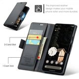 CaseMe Google Pixel 9 Pro XL Kotelo 023 Series Musta