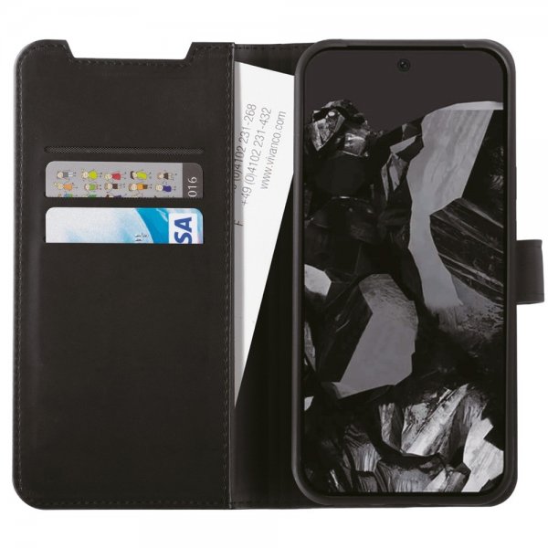 Vivanco Google Pixel 9 Pro XL -suojakotelo, Classic Wallet, musta