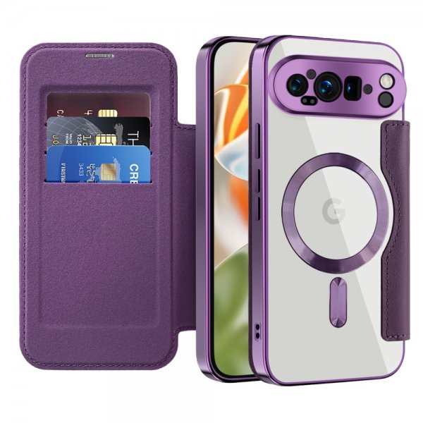 Google Pixel 9 Pro XL Kuoret MagSafe Violetti