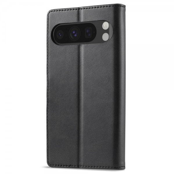 Lc.Imeeke Google Pixel 9 Pro XL -kotelo korttipaikalla, jalustatoiminnolla, musta