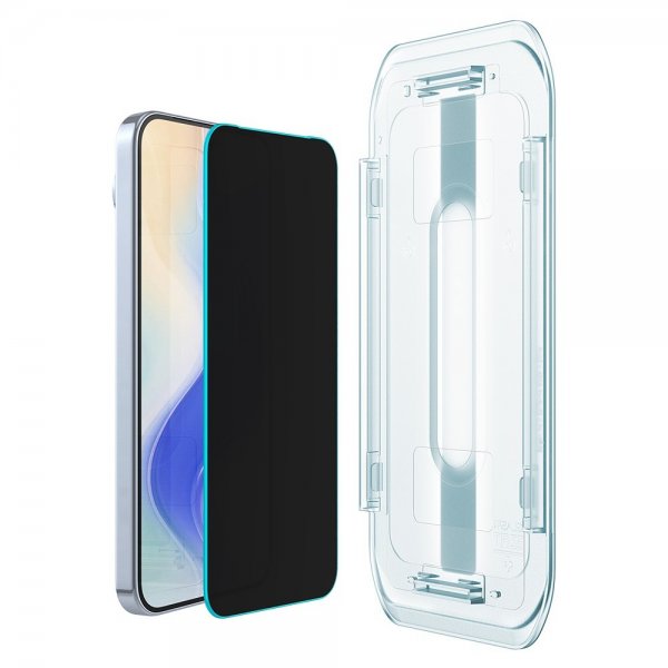 Spigen Google Pixel 9 Pro XL/Pixel 10 Pro XL Näytönsuoja GLAS.tR EZ Fit Privacy 2-pakkaus