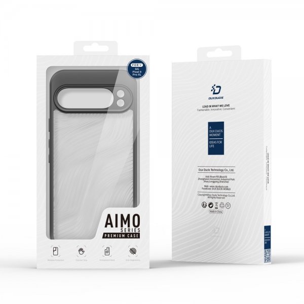 Dux Ducis Google Pixel 9 Pro XL -suojakuori, Aimo-sarja, musta
