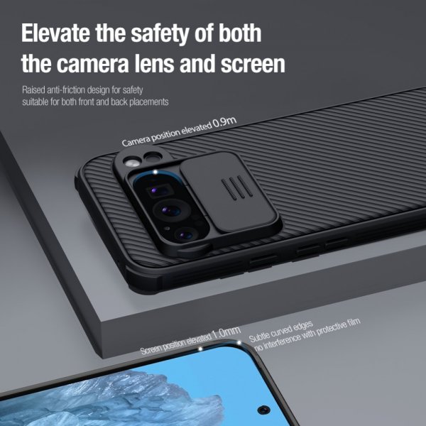 Nillkin Google Pixel 9 Pro XL -suojakuori CamShield Pro, vihreä