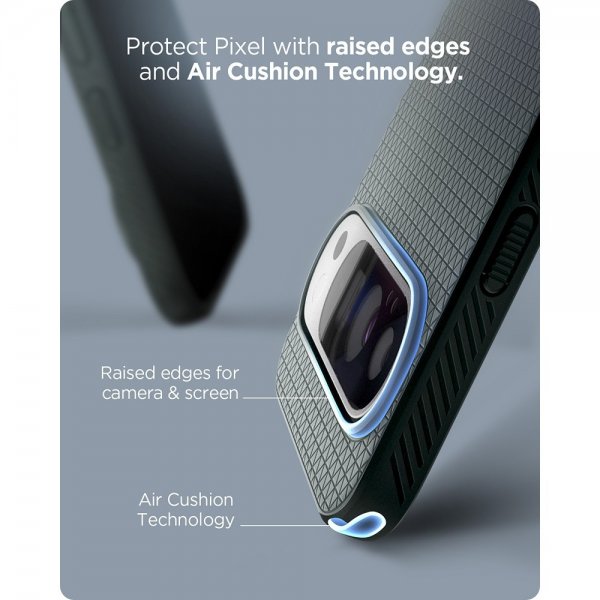 Spigen Google Pixel 9 Pro XL Kuori Liquid Air Abyss Green