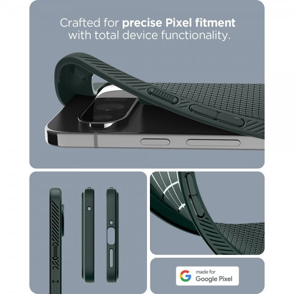 Spigen Google Pixel 9 Pro XL Kuori Liquid Air Abyss Green