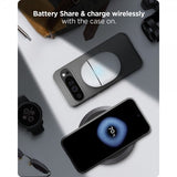 Spigen Google Pixel 9 Pro XL -suojakuori Liquid Air Marble Gray