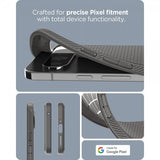 Spigen Google Pixel 9 Pro XL -suojakuori Liquid Air Marble Gray