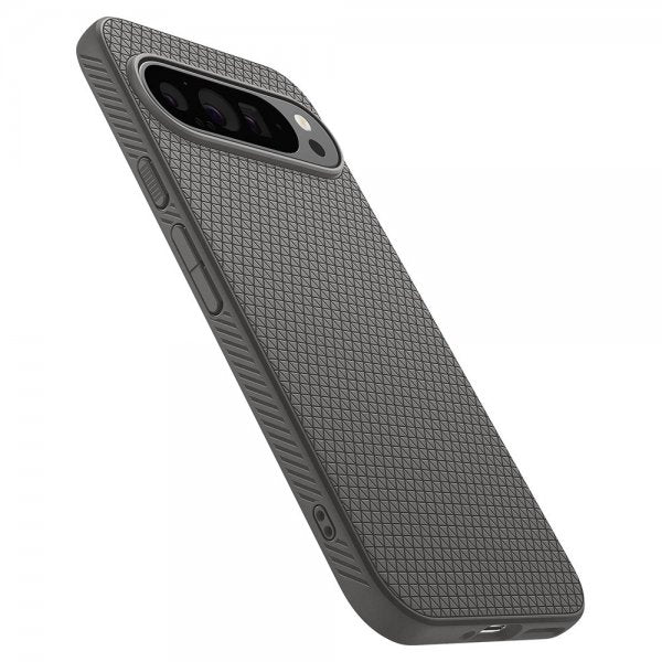 Spigen Google Pixel 9 Pro XL -suojakuori Liquid Air Marble Gray