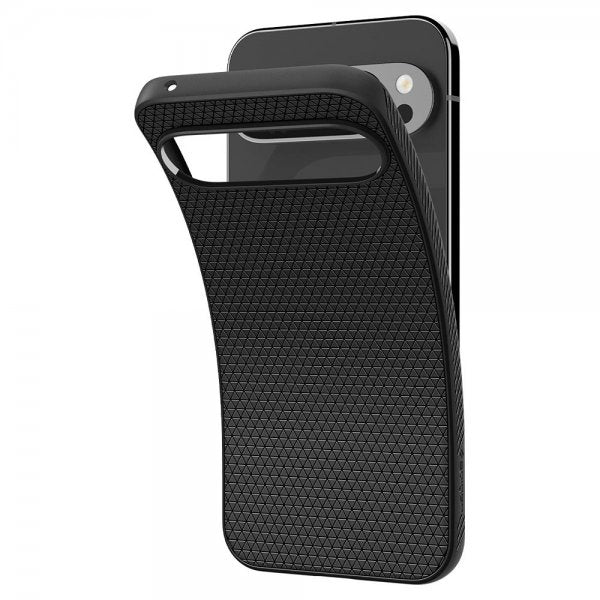 Spigen Google Pixel 9 Pro XL -suojakuori, Liquid Air, mattamusta