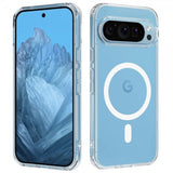 Google Pixel 9 Pro XL -kuori, MagSafe, läpinäkyvä
