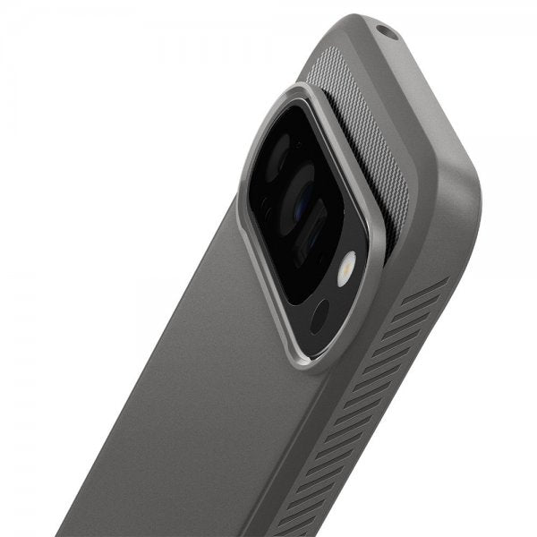 Spigen Google Pixel 9 Pro XL -suojakuori Rugged Armor Marble Gray