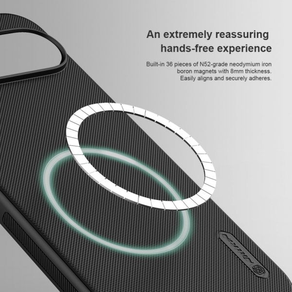 Nillkin Google Pixel 9 Pro XL -suojakuori Super Frosted Shield Pro MagSafe, vihreä