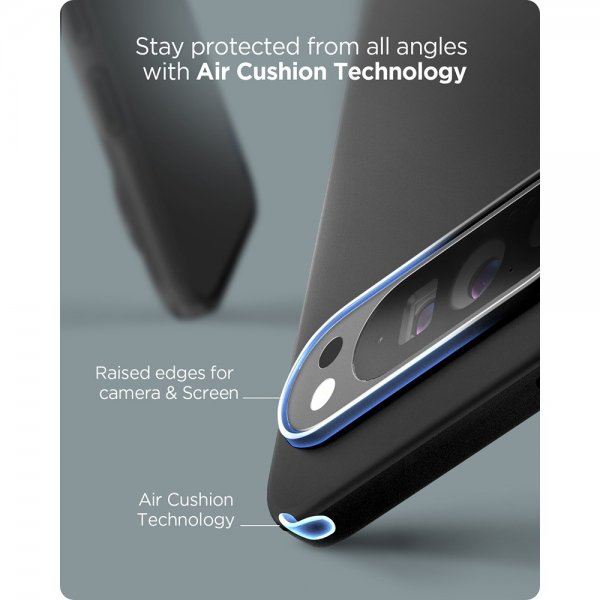 Spigen Google Pixel 9 Pro XL Kuori Thin Fit Musta