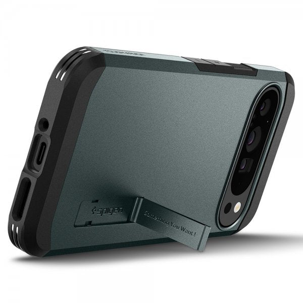 Spigen Google Pixel 9 Pro XL Kuori Tough Armor Abyss Green