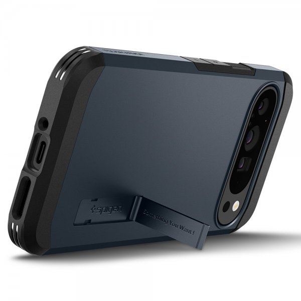 Spigen Google Pixel 9 Pro XL -suojakuori Tough Armor, Metal Slate