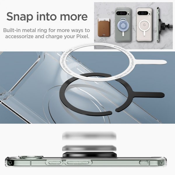 Spigen Google Pixel 9 Pro XL Kuori Ultra Hybrid MagFit Valkoinen