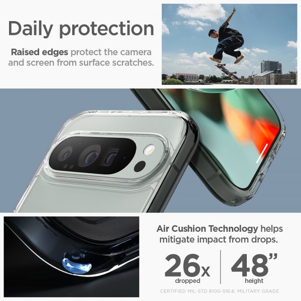 Spigen Google Pixel 9 Pro XL Kuori Ultra Hybrid MagFit Valkoinen