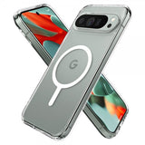 Spigen Google Pixel 9 Pro XL Kuori Ultra Hybrid MagFit Valkoinen