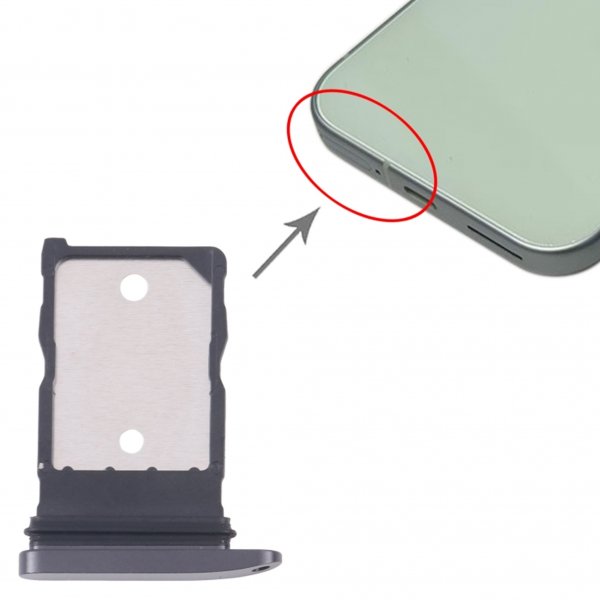 Google Pixel 9 SIM-korttipidike – Musta