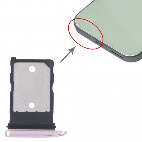 Google Pixel 9 SIM-korttipidike - Pinkki
