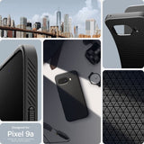 Spigen Google Pixel 9a Kuori Liquid Air Matte Black