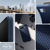 Spigen Google Pixel 9a Suojakuori Liquid Air Navy Blue