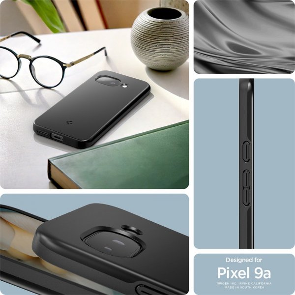 Spigen Google Pixel 9a Kuori Thin Fit MagFit Musta