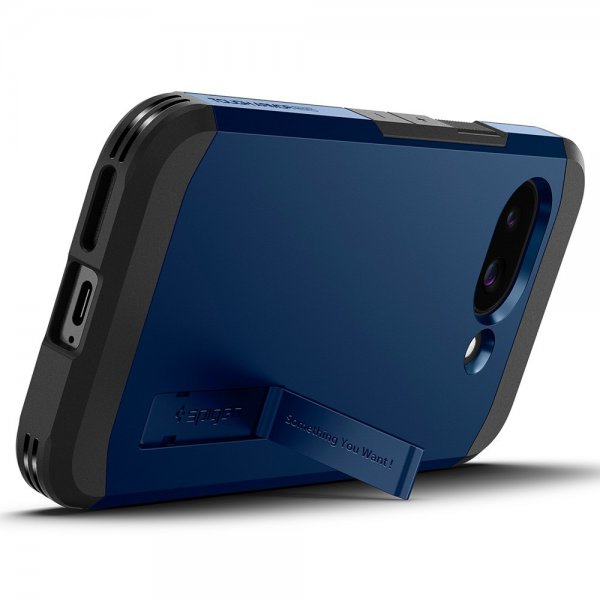 Spigen Google Pixel 9a Tough Armor MagFit -suojakuori, laivastonsininen