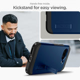 Spigen Google Pixel 9a Tough Armor MagFit -suojakuori, laivastonsininen