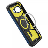 Spigen Google Pixel 9a Tough Armor MagFit -suojakuori, laivastonsininen