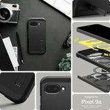 Spigen Google Pixel 9a Suojakuori Tough Armor MagFit Musta