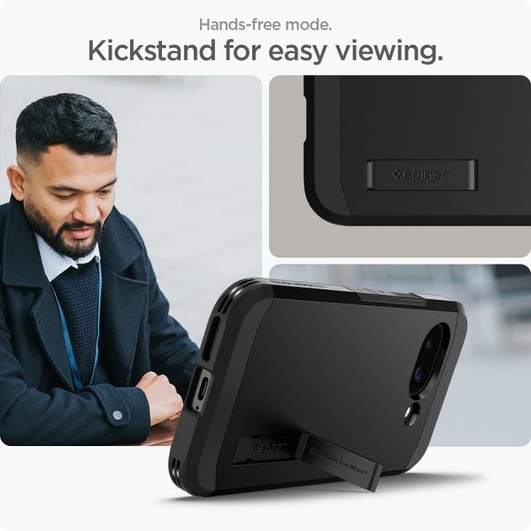 Spigen Google Pixel 9a Suojakuori Tough Armor MagFit Musta