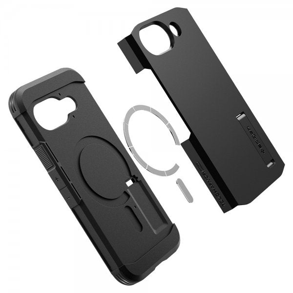 Spigen Google Pixel 9a Suojakuori Tough Armor MagFit Musta