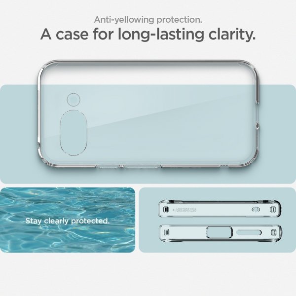 Spigen Google Pixel 9a -suojakuori Ultra Hybrid Crystal Clear
