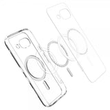 Spigen Google Pixel 9a Ultra Hybrid MagFit kirkas valkoinen suojakuori