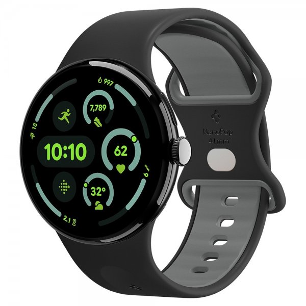 Spigen Google Pixel Watch 1/2/3/4 41 mm ranneke Nano Pop Black Sesame